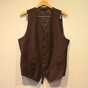 Acixt brown wool vest
